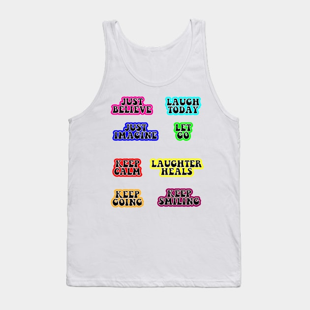 Two motivational words Tank Top by Ericokore